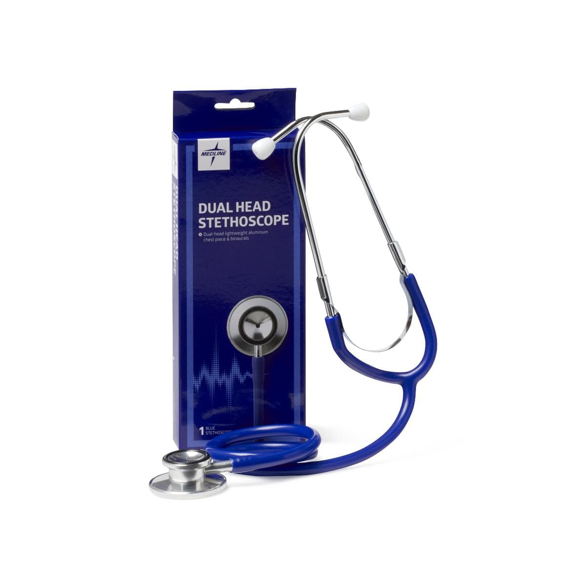 Medline Blue / Single Item Medline Dual-Head Stethoscopes