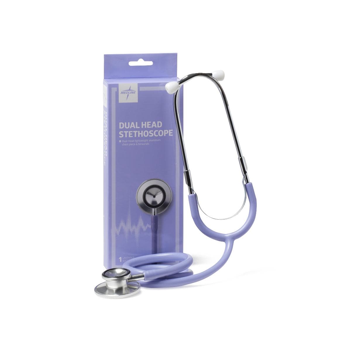 Medline Lavender / Single Item Medline Dual-Head Stethoscopes