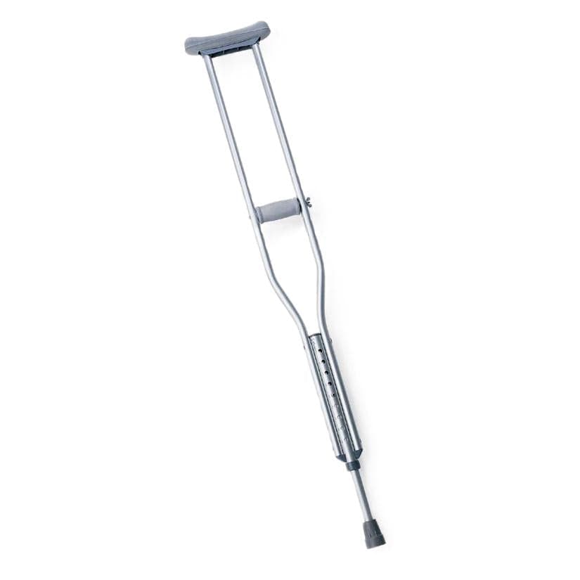 Medline Case of 2 Pairs Medline Economy Aluminum Crutches