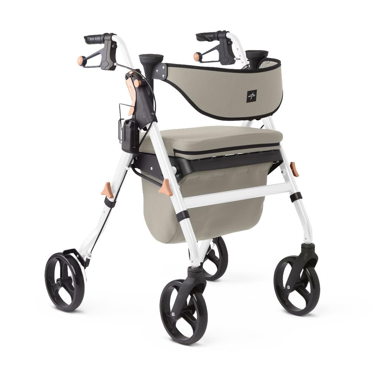 Medline White / Single Item Medline Empower Rollator