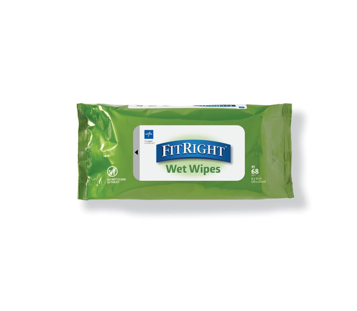 Medline Scented / Case of 816 Medline FitRight Personal Cleansing Wipes