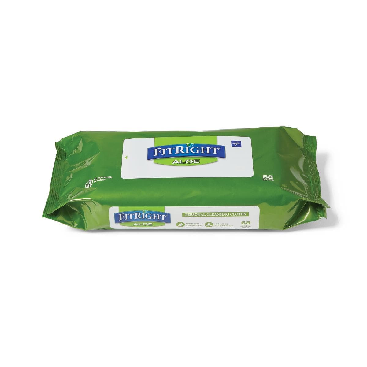 Medline Scented / Pack of 68 Medline FitRight Personal Cleansing Wipes