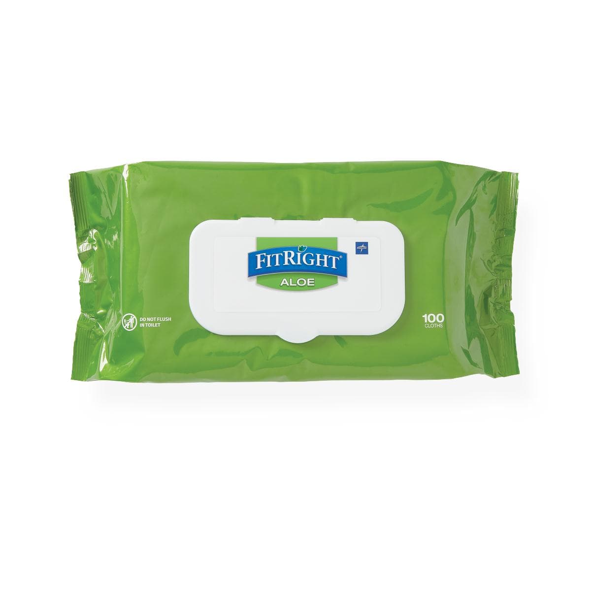 Medline Unscented / Single Pack Medline FitRight Personal Cleansing Wipes