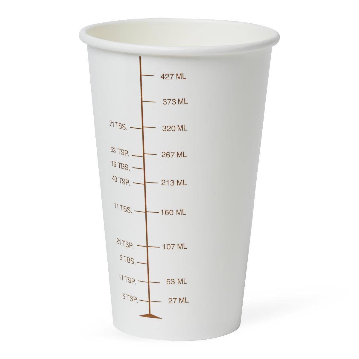 Medline 16 OZ / Case of 1000 Medline Graduated Disposable Paper Drinking Cup