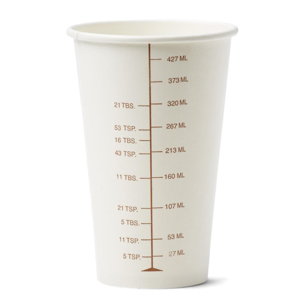 Medline 16 OZ / Bag of 50 Medline Graduated Disposable Paper Drinking Cup