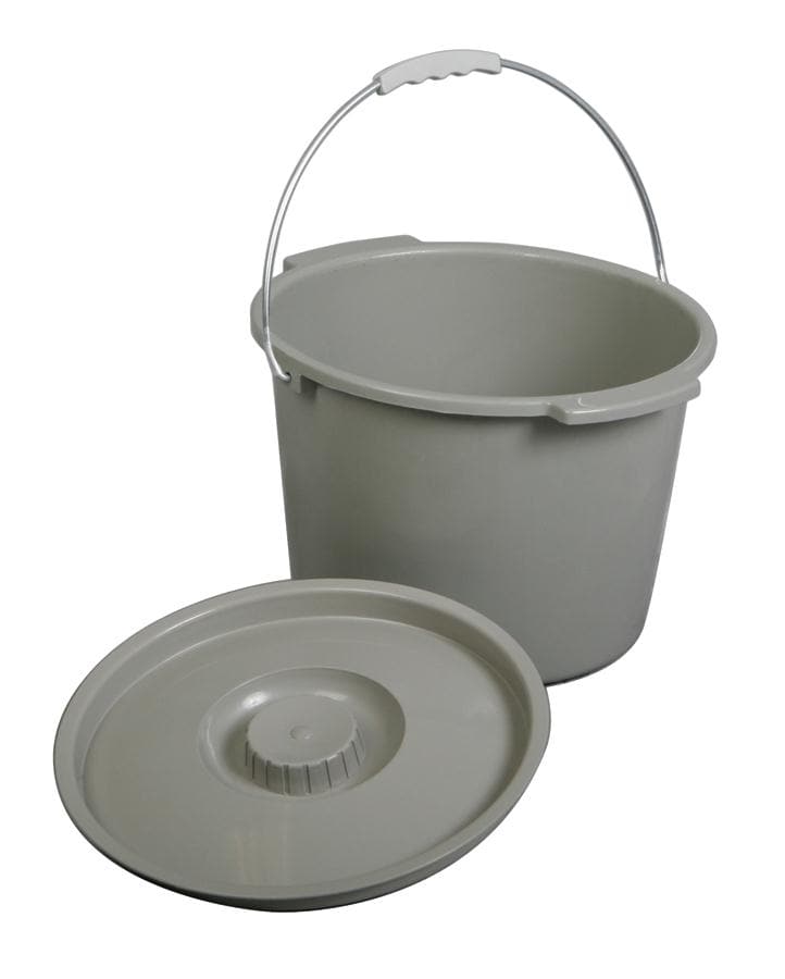 Medline Standard Commodes / Case of 6 Medline Guardian Commode Buckets and Liners