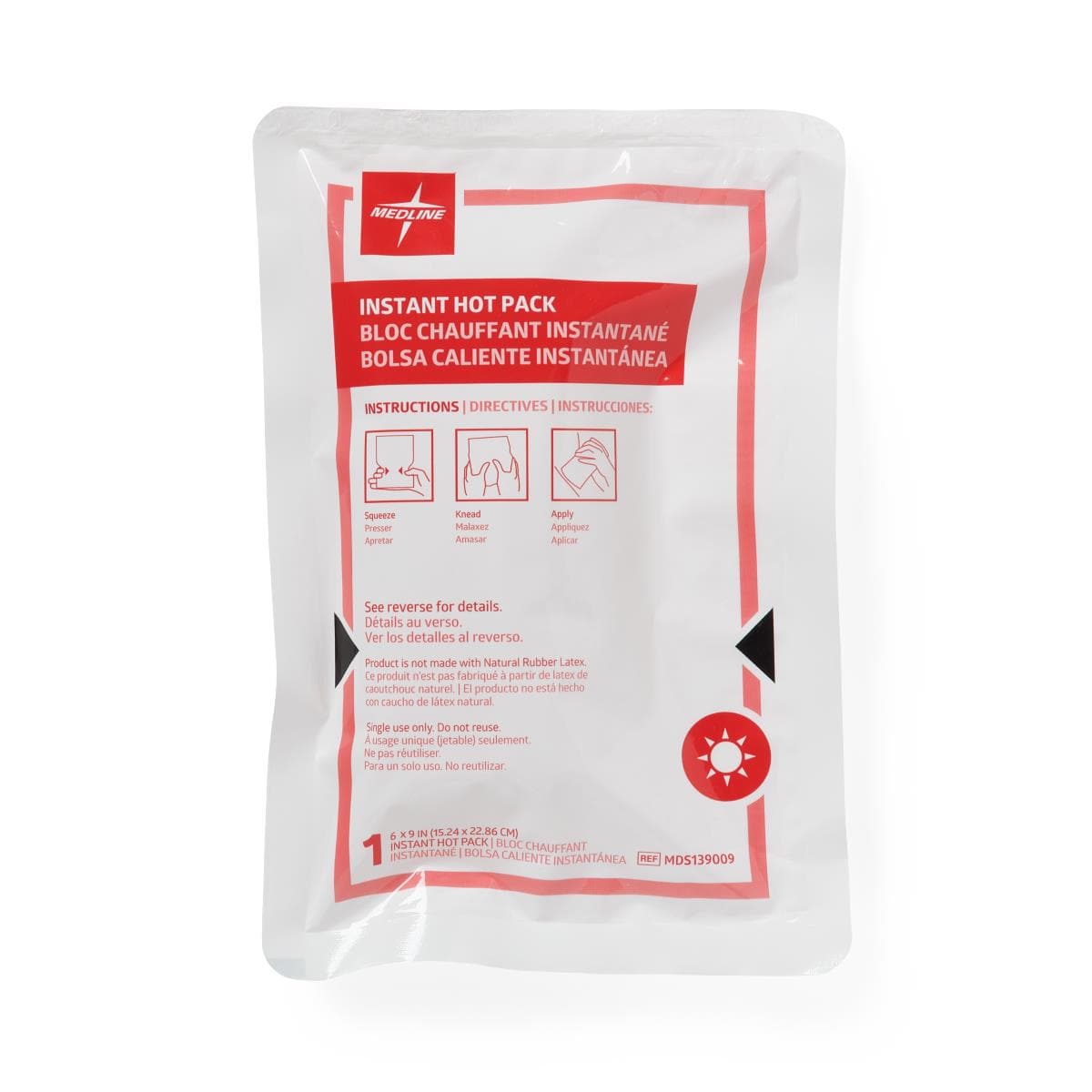 Medline 6"X9" / Case of 24 Medline Instant Hot Packs