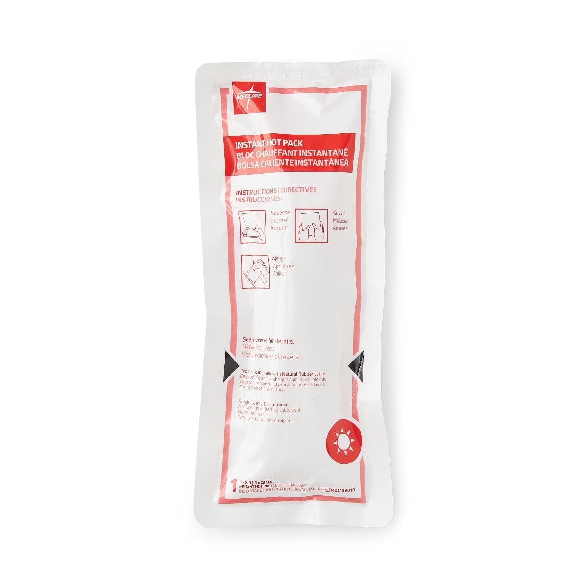 Medline 4"X9" / Case of 24 Medline Instant Hot Packs