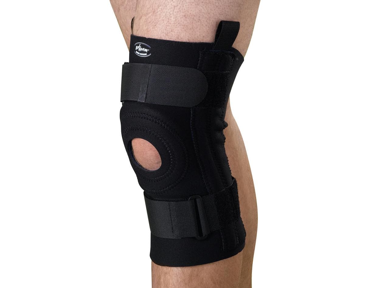 Medline L Medline Knee Supports with Removable U-Buttress