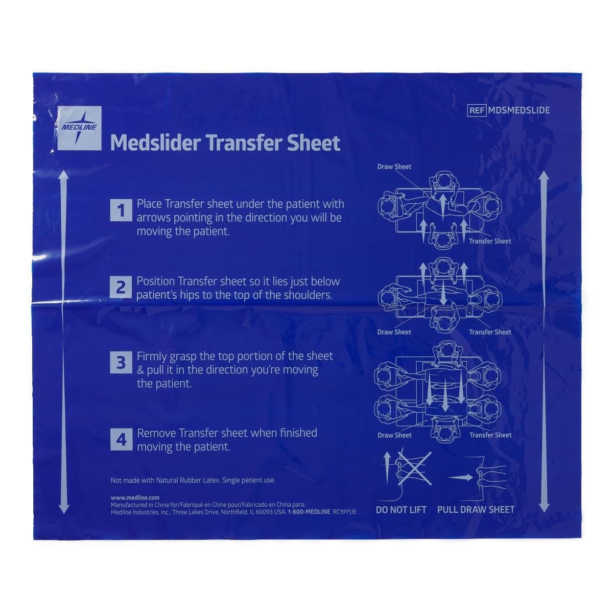 Medline Medline MedSlider Disposable Transfer Sheets