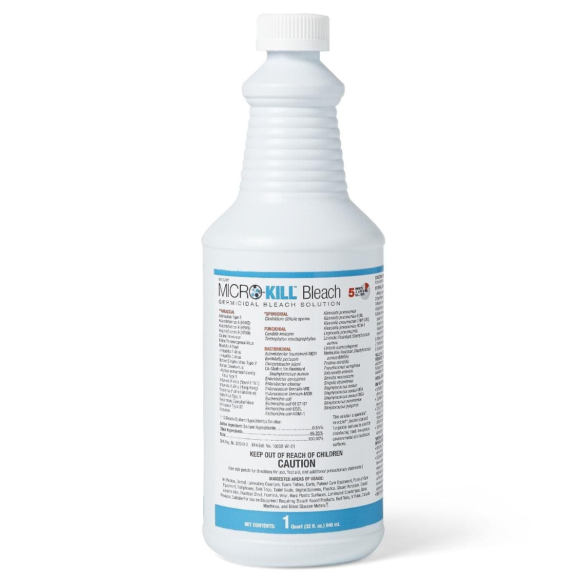 Medline Case of 12 Medline Micro-Kill Bleach Germicidal Bleach Solutions