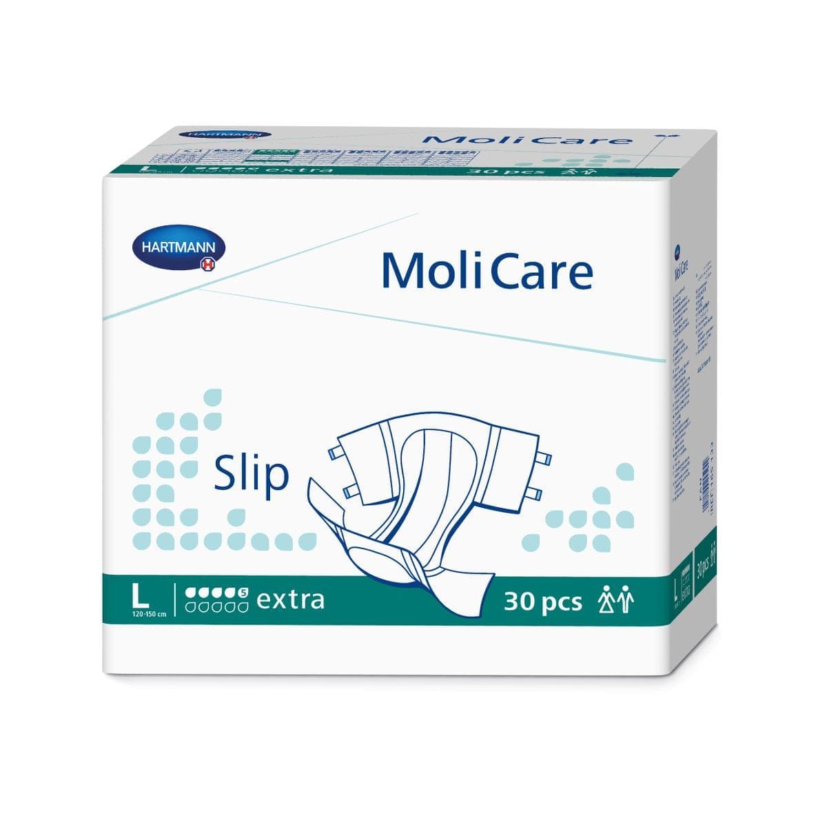 Medline L Medline MoliCare Slip Extra Briefs