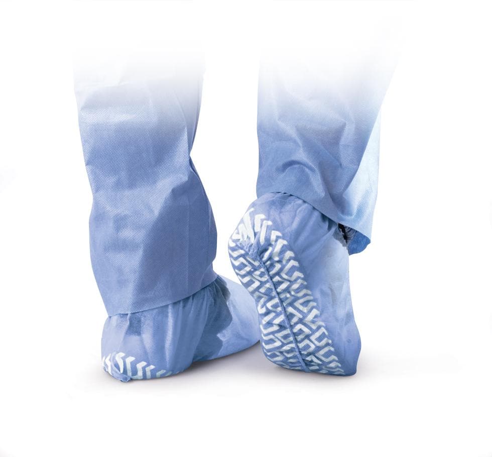 Medline 2XL / Case of 200 Medline Nonskid Polypropylene Shoe Covers