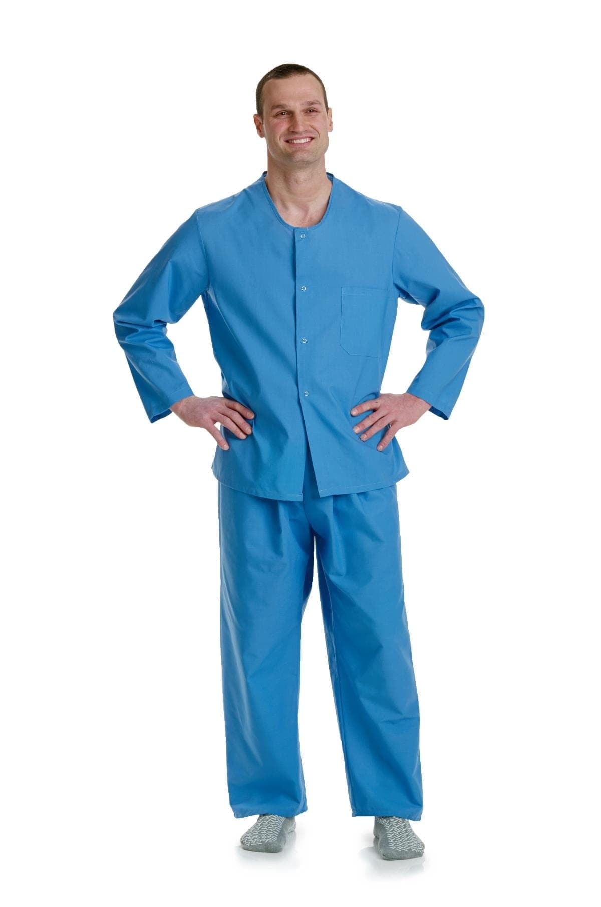 Medline 2XL / Cotton/Polyester Medline Patient Pajamas