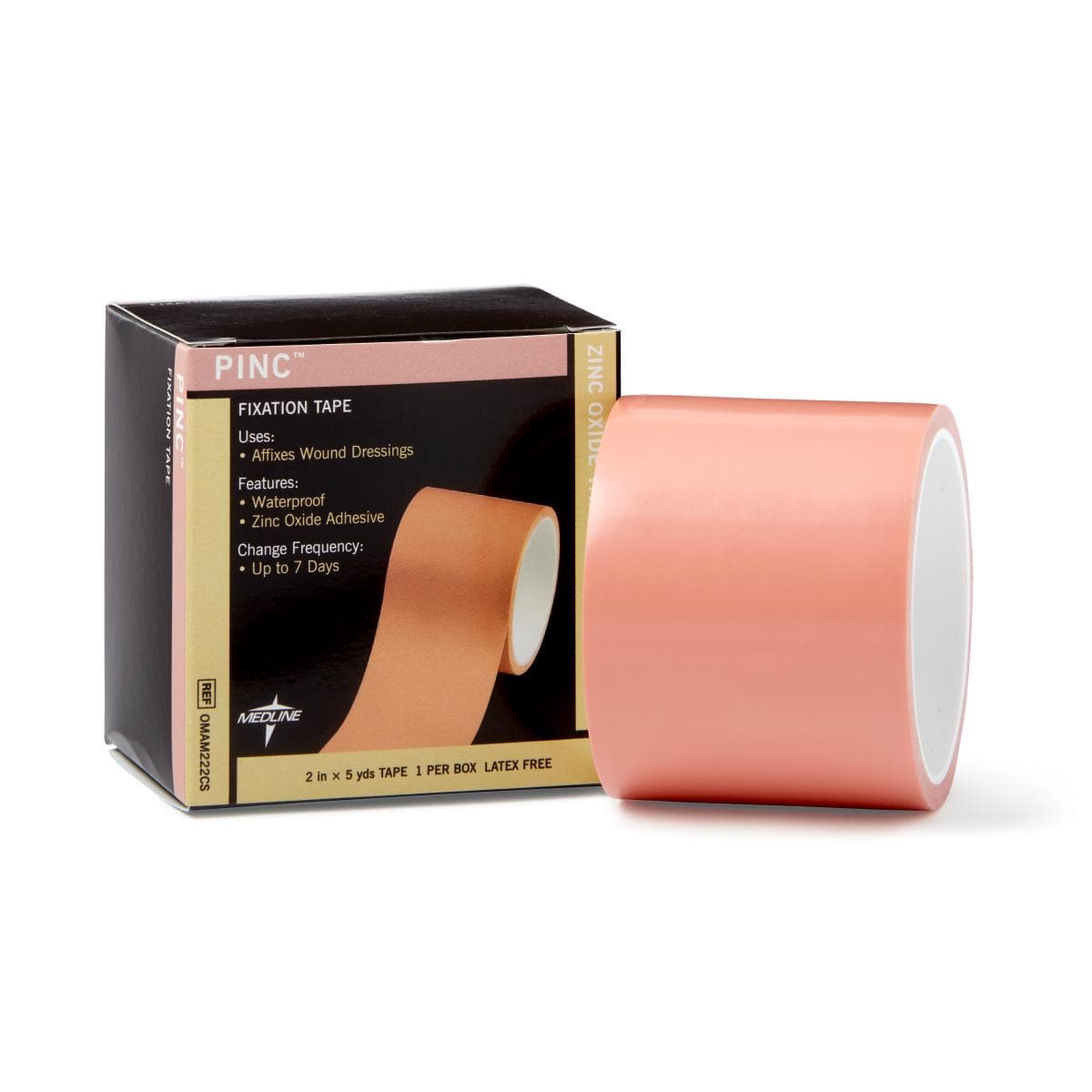 Medline Single Item / 2"X5YD Medline Pinc Zinc Oxide Fixation Tape