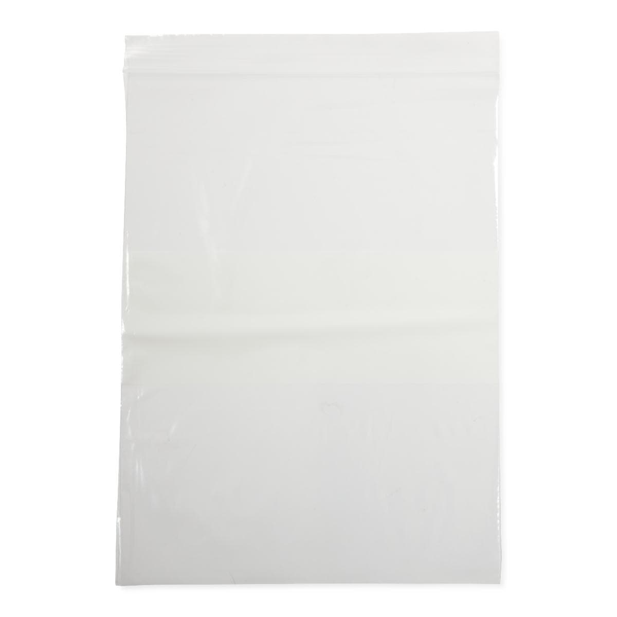 Medline 9"X12" / Case of 1000 Medline Plastic Zip Closure Bags with White Write-On Block