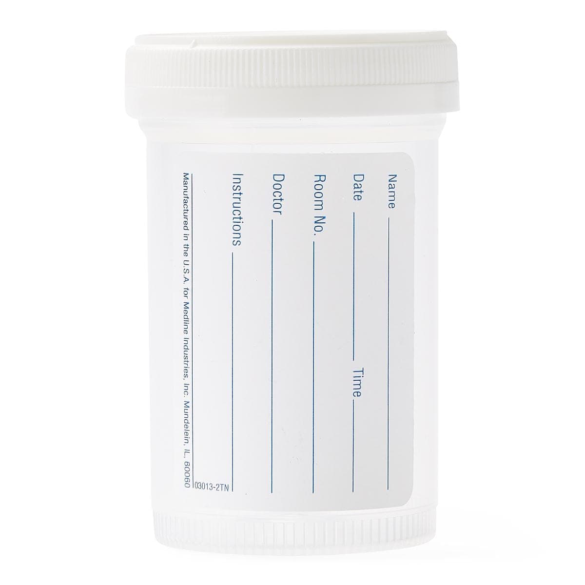 Medline 3 OZ / Case of 100 Medline Pneumatic Tube Sterile Specimen Containers