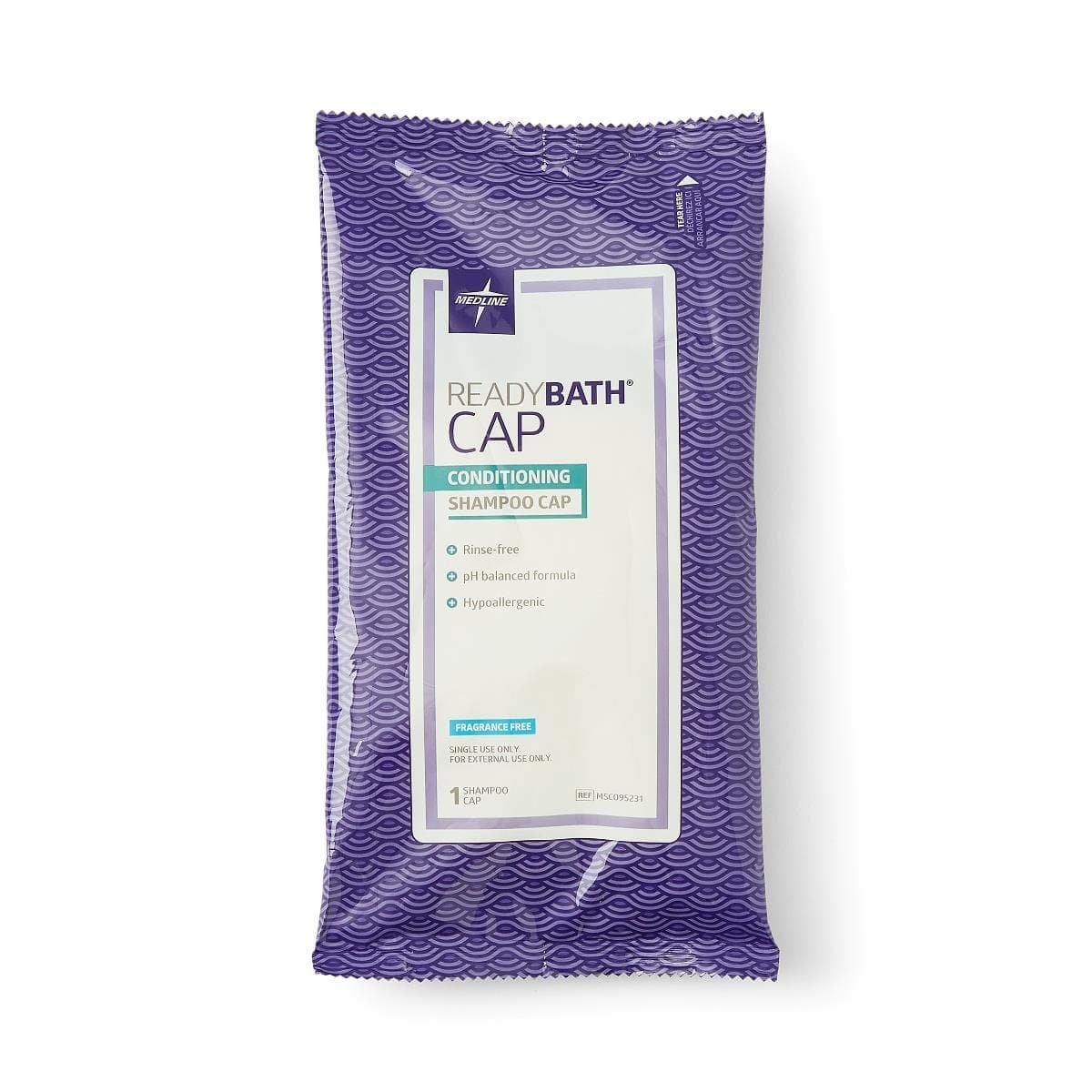 Medline Single Item / Fragrance Free Medline ReadyBath Rinse-Free Shampoo and Conditioning Caps