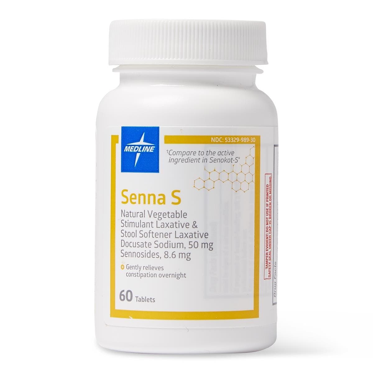 Medline Case of 64 Bottles Medline Senna-S Tablets