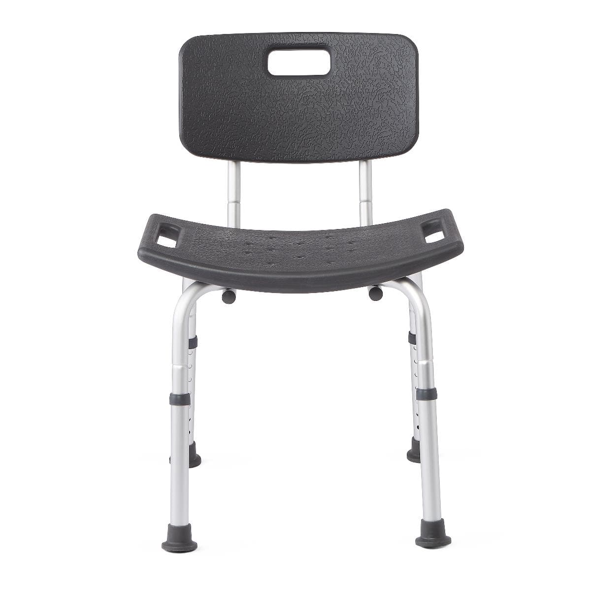 Medline Gray / Single Item Medline Shower Chairs with Backs and Microban