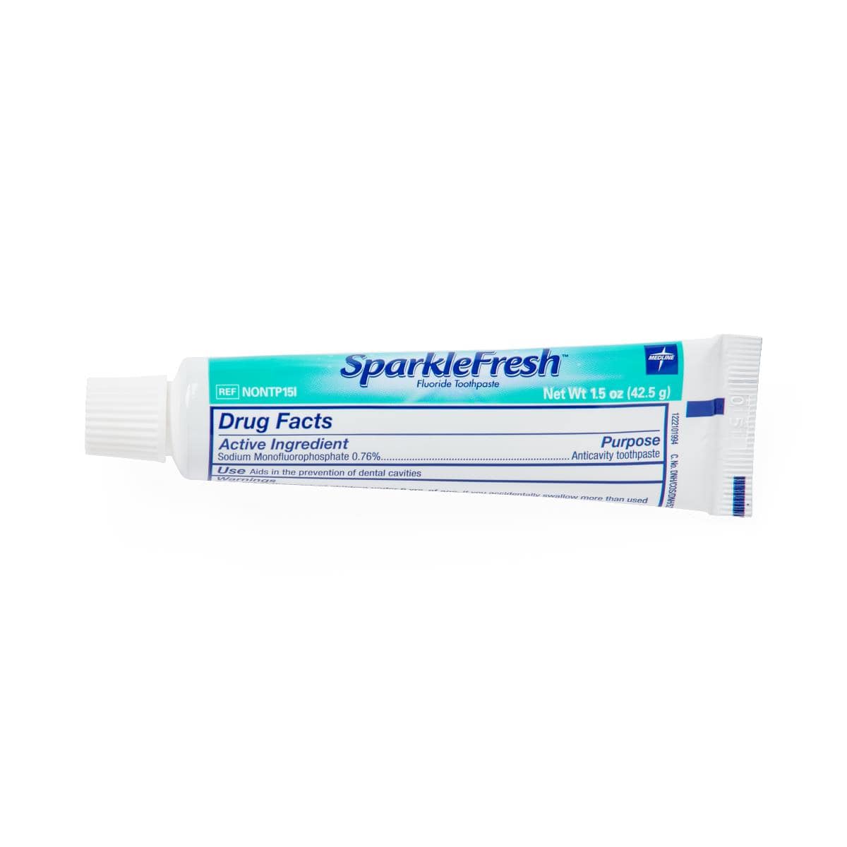 Medline 1.5 OZ / Case of 144 Medline Sparkle Fresh Toothpaste