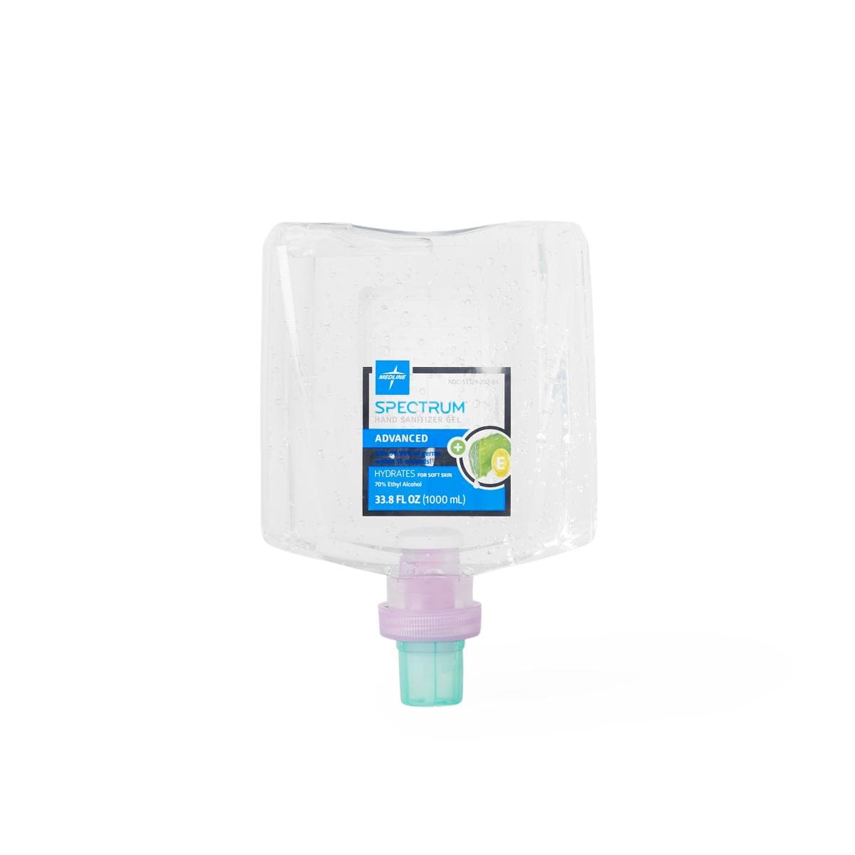 Medline Single Item / 33.814 OZ Medline Spectrum Advanced Hand Sanitizer Gel with Aloe Vera and Vitamin E