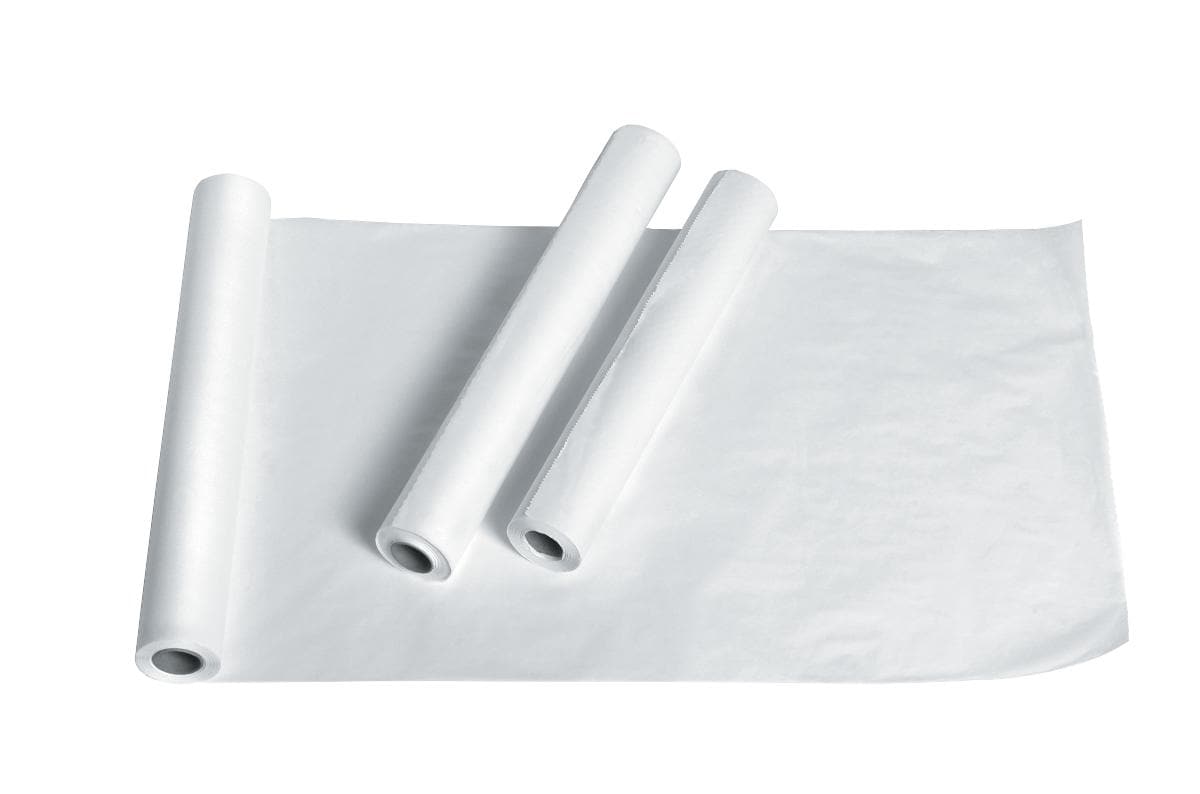 Medline Single Roll / 18"X125' Medline Standard Crepe Exam Table Paper