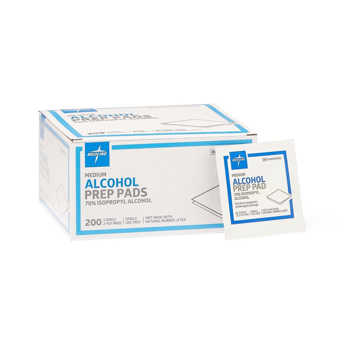 Medline M / Case of 3000 Medline Sterile Alcohol Prep Pads