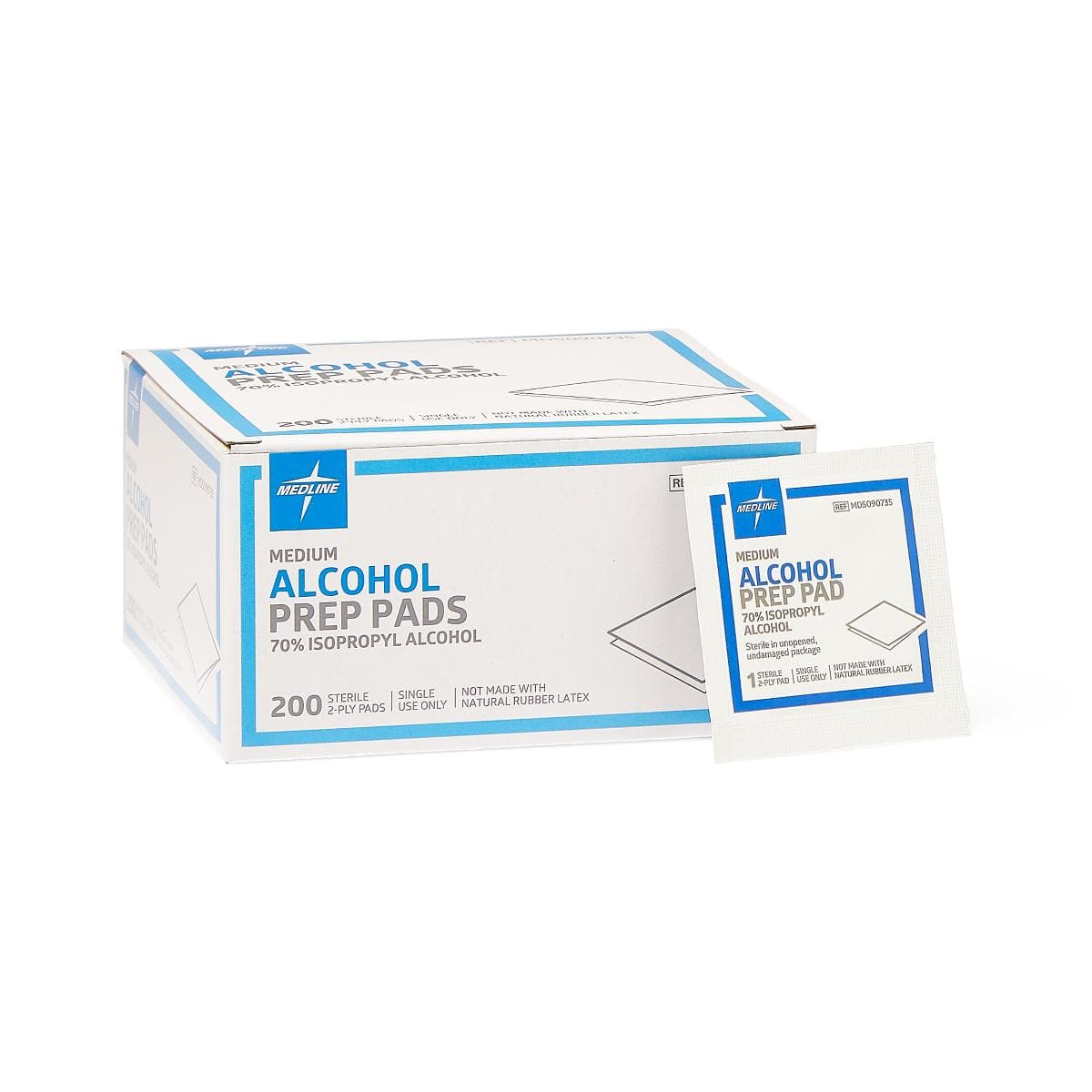 Medline M / Box of 200 Medline Sterile Alcohol Prep Pads