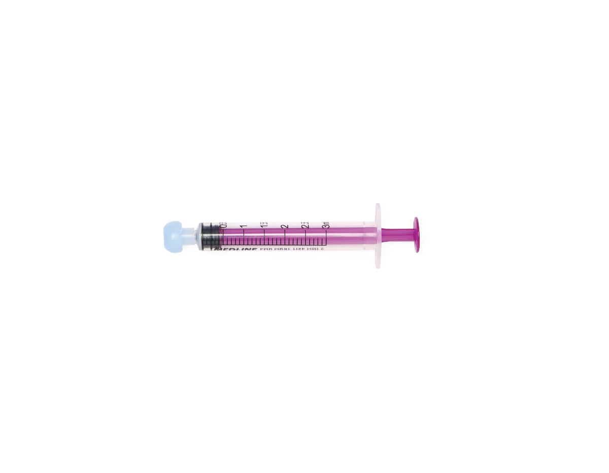 Medline 3ML Medline Sterile Clear Oral Syringes