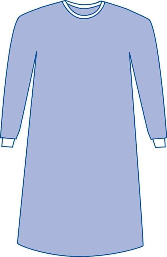 Medline Single Item / 2XL Medline Sterile Non-Reinforced Aurora Surgical Gowns with Set-In Sleeves