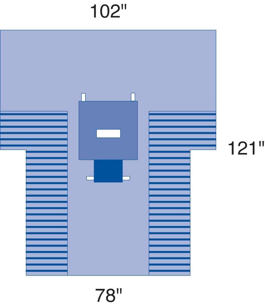 Medline Medline Sterile Transverse Surgical Laparotomy Pack, Sirus
