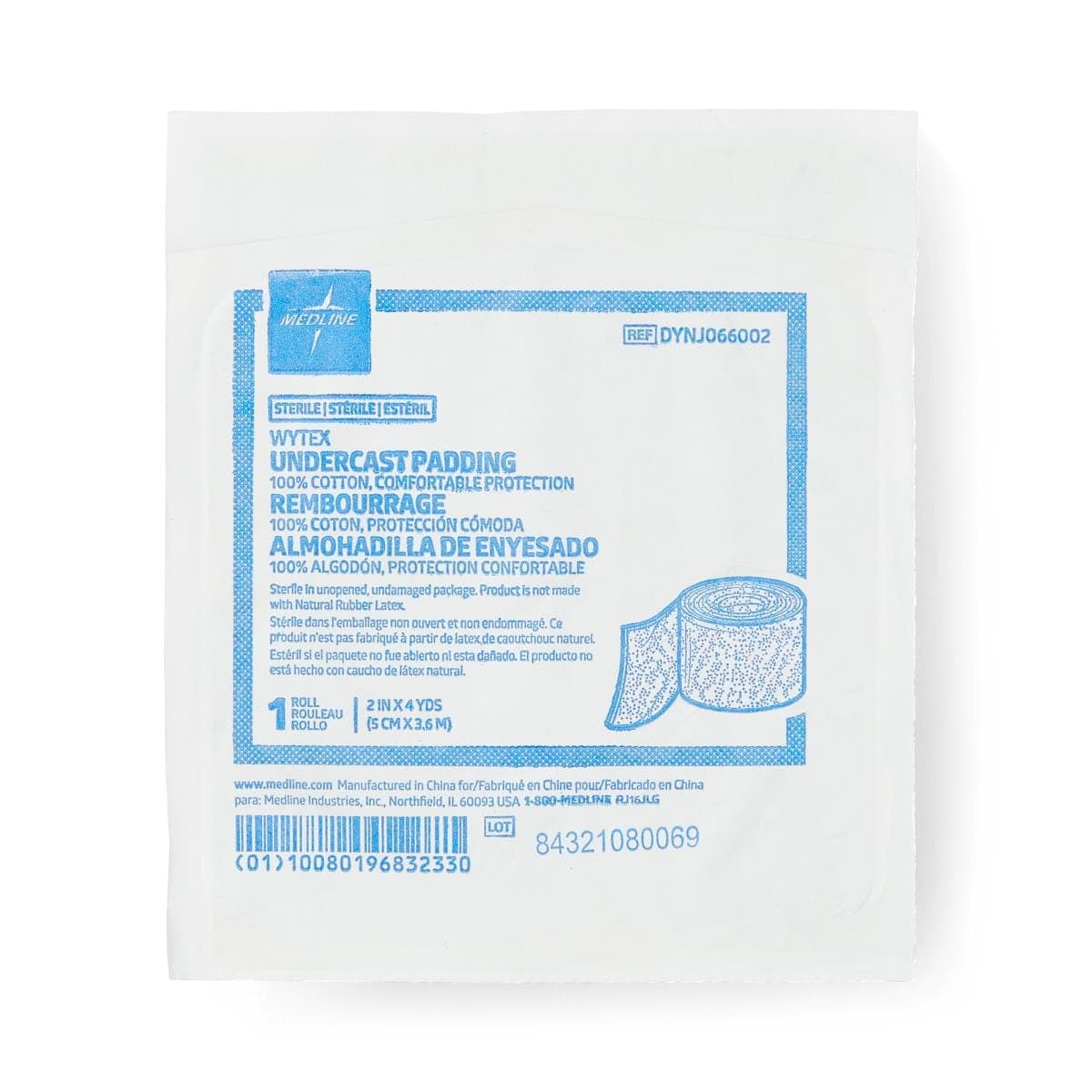 Medline 2"X4YD / Single Item Medline Sterile Wytex Under-Cast Padding