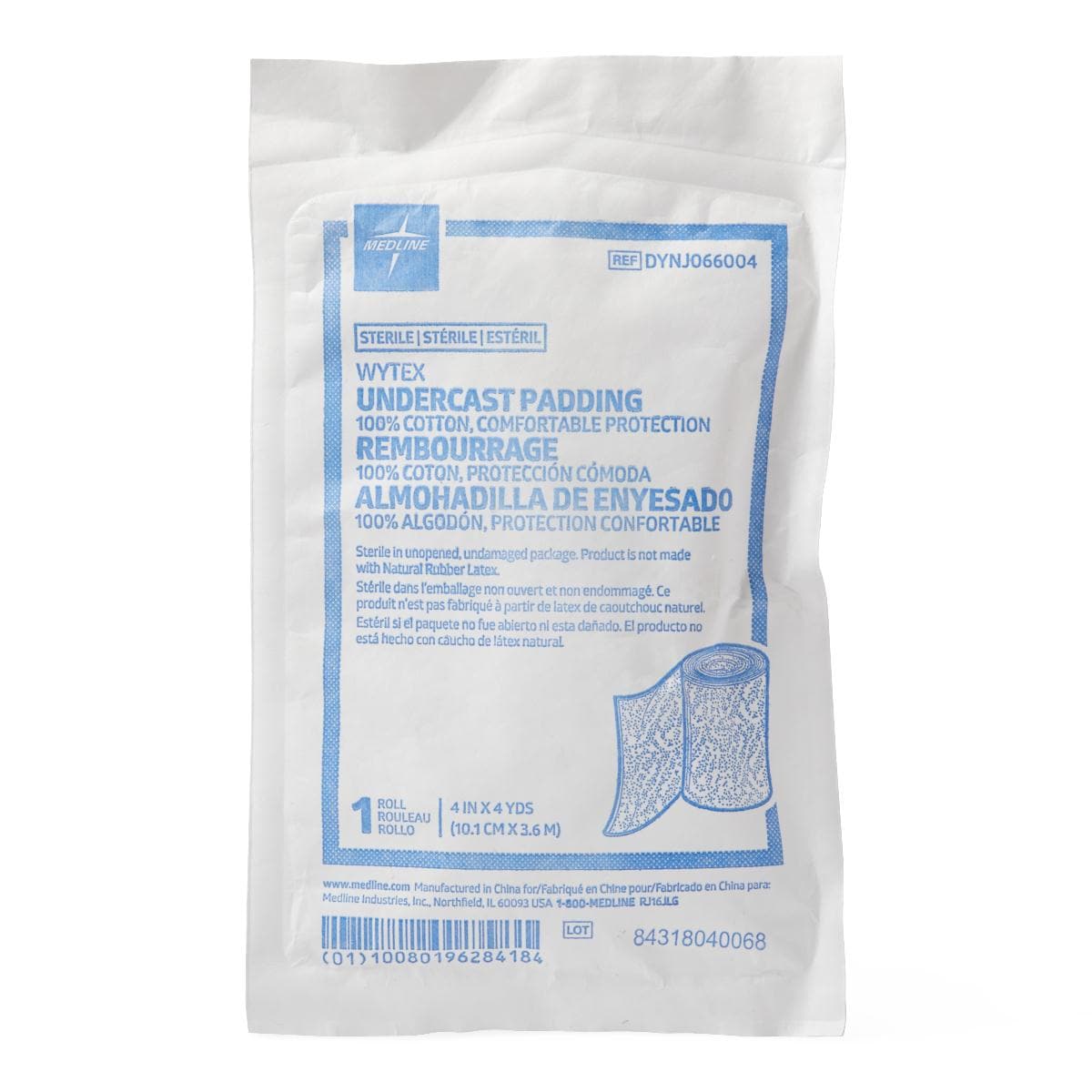 Medline 4"X4YD / Single Item Medline Sterile Wytex Under-Cast Padding