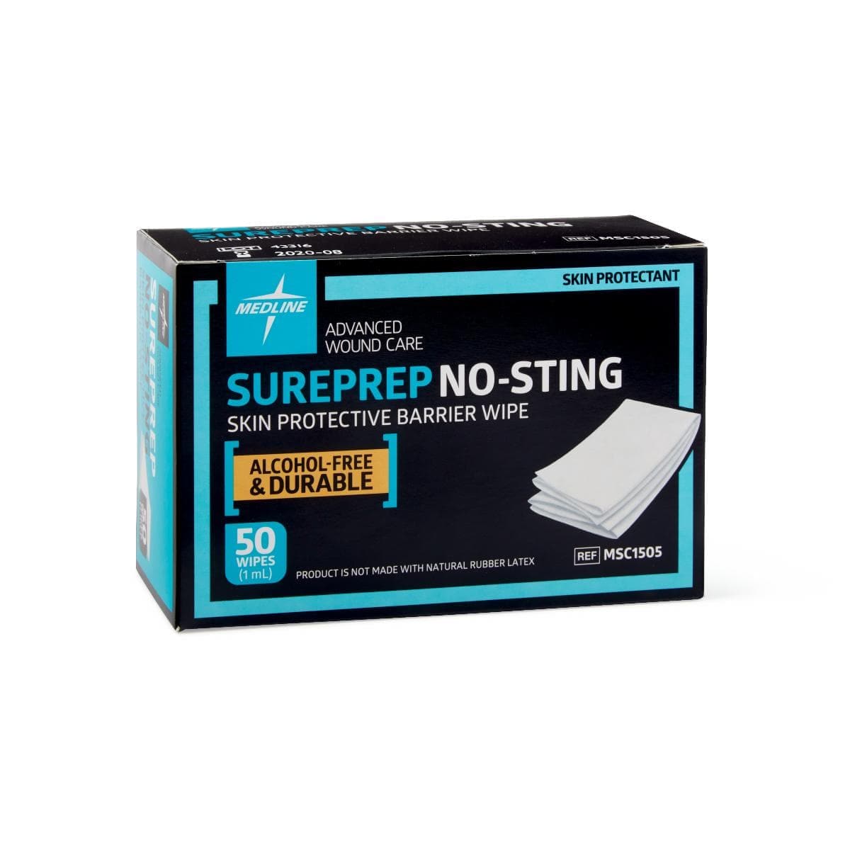 Medline Box of 50 / 1ML Medline Sureprep No-Sting Skin Protectant