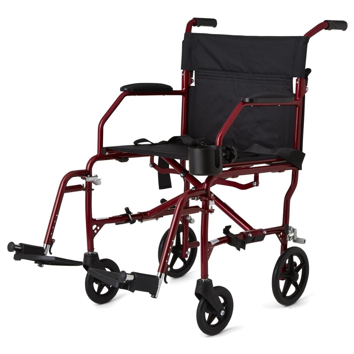 Medline Red Medline Ultralight Transport Chairs