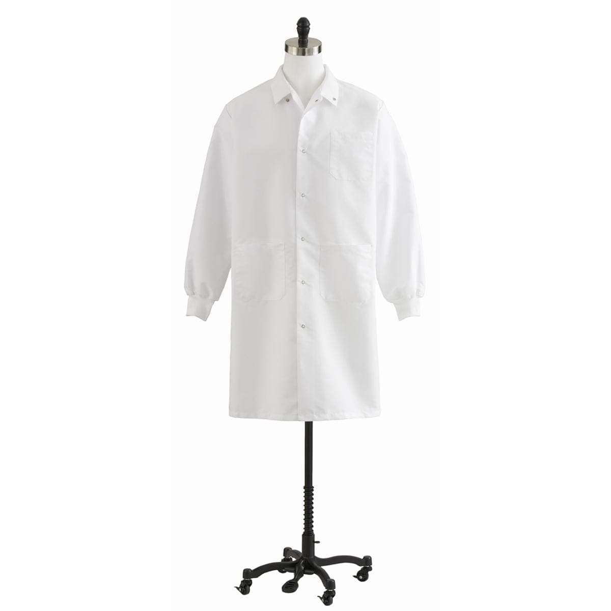 Medline L Medline Unisex Knit Cuff Knee Length Lab Coats