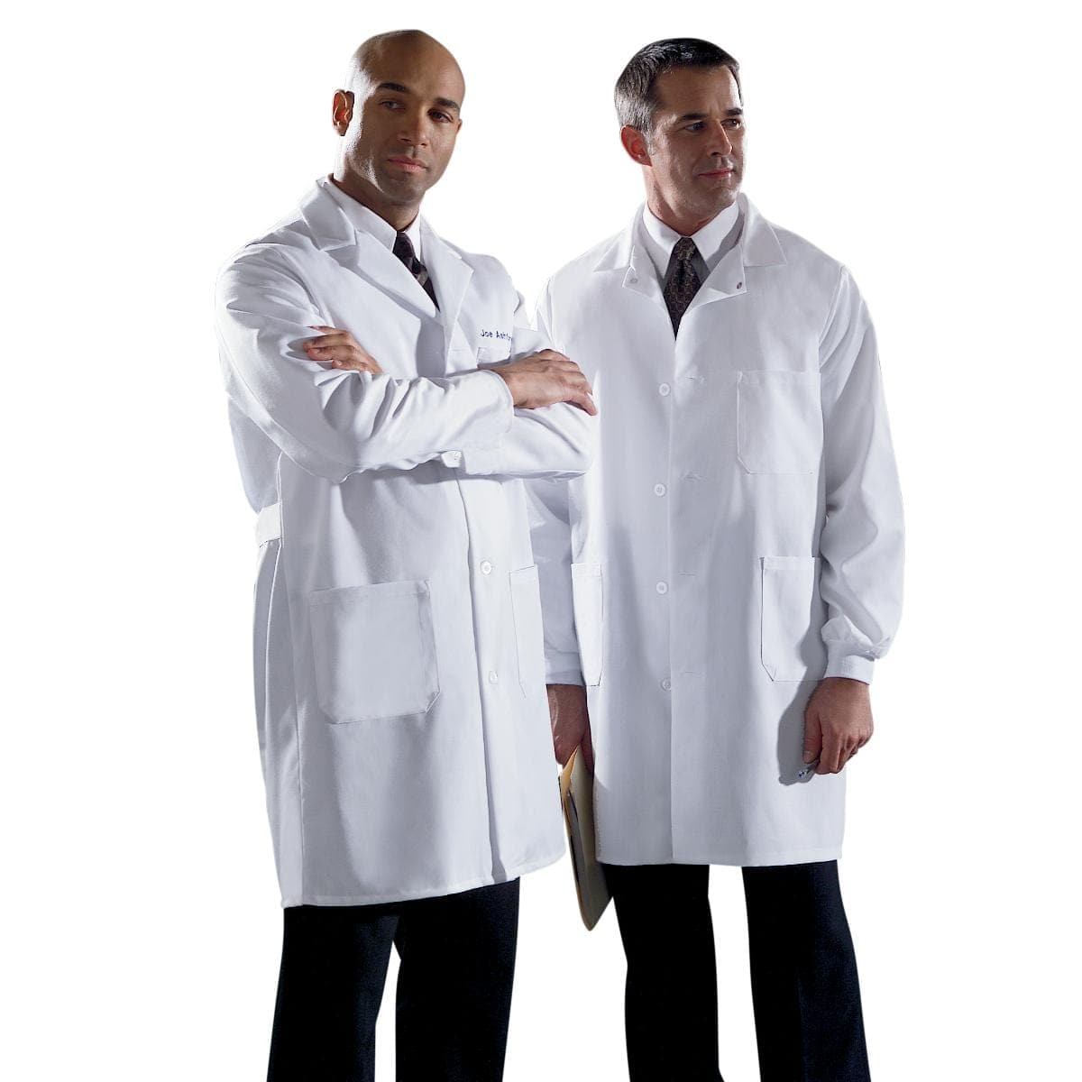 Medline 38 Medline Unisex/Men's Staff Length Lab Coats