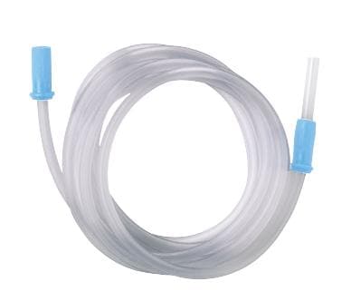 Medline Case of 50 / 3/16" x 10' Medline Universal Suction Tubing with Scalloped Connectors