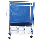 MJM International 300-Series Linen Carts MJM International Combo Specialty Cart