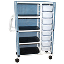MJM International 300-Series Linen Carts MJM International Combo Specialty Cart