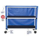 MJM International 300-Series Linen Carts MJM International Jumbo Two Shelf Linen Cart