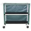 MJM International 300-Series Linen Carts MJM International Two Shelf Linen Cart