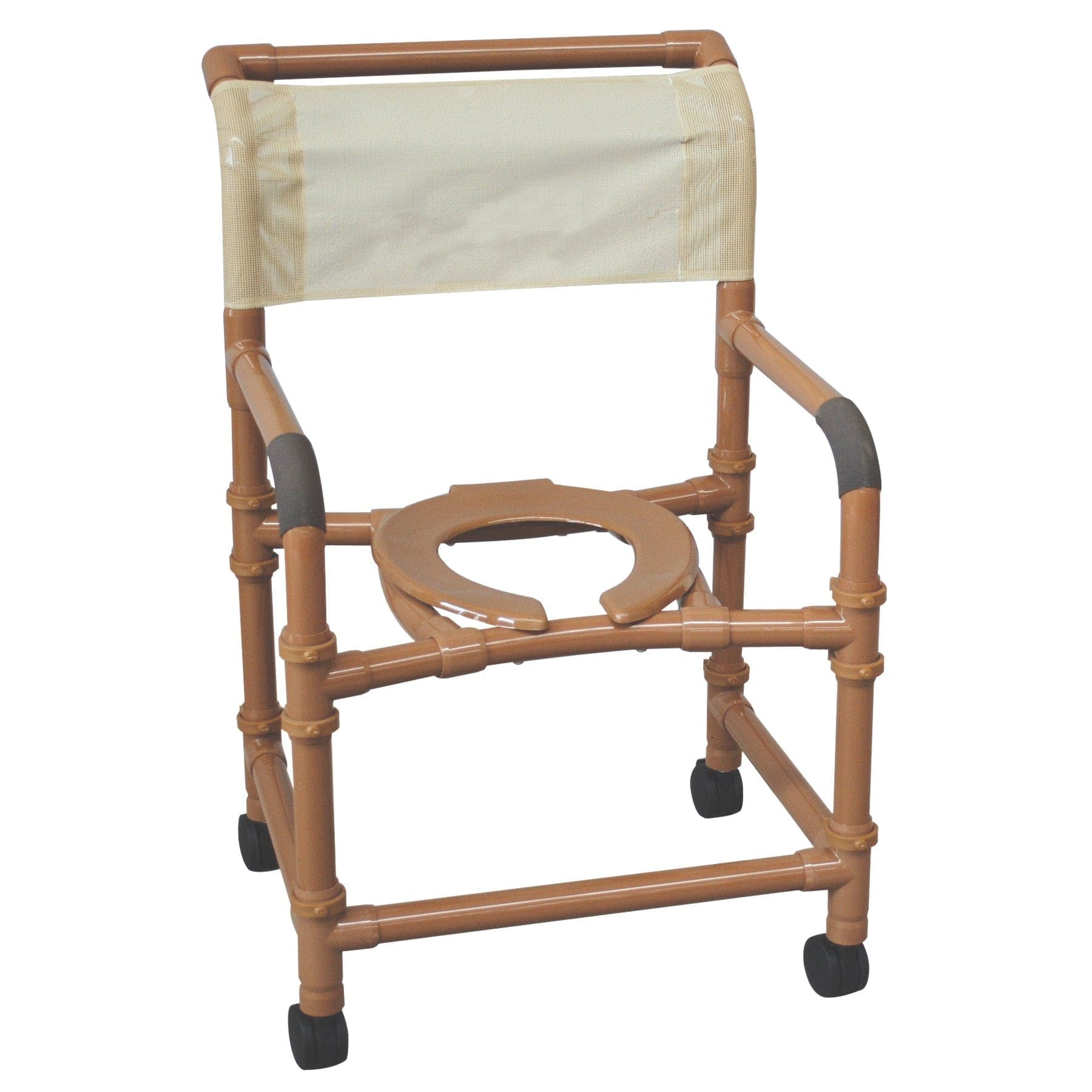 MJM International WoodTone Series Shower Chairs MJM International WoodTone Mid-Size Knockdown Shower Chair