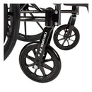 Drive Medical Cruiser X4 Lightweight Dual Axle Wheelchair with Adjustable Detatchable Arms