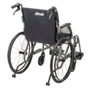 Drive Medical Silver Sport 1 Wheelchair with Full Arms and Swing away Removable Footrest
