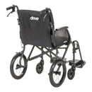 Drive Medical Silver Sport 1 Wheelchair with Full Arms and Swing away Removable Footrest