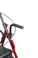 Drive Medical Duet Dual Function Transport Wheelchair Rollator Rolling Walker