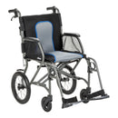 Drive Medical Silver Sport 1 Wheelchair with Full Arms and Swing away Removable Footrest