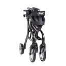 Drive Medical Nitro Sprint Rollator Rolling Walker, Hemi Height
